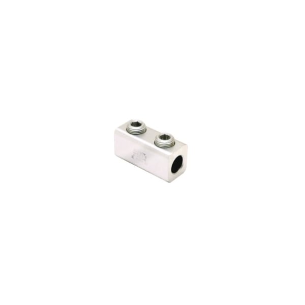 Burndy AMS250, AL Set Screw Splice, 250 kcmil-6 AWG, 4 Screws, Al/Cu Rated AMS-250 - main