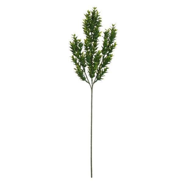 Dare2Decor 25.5 in. Green Mini Leaf Bush DA3253694 - main