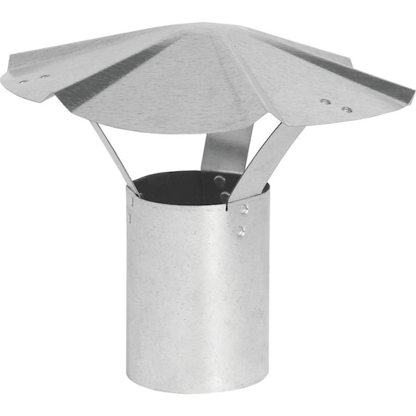 Imperial Rain Cap, 4 in Dia, Galvanized Steel GV0587 - main