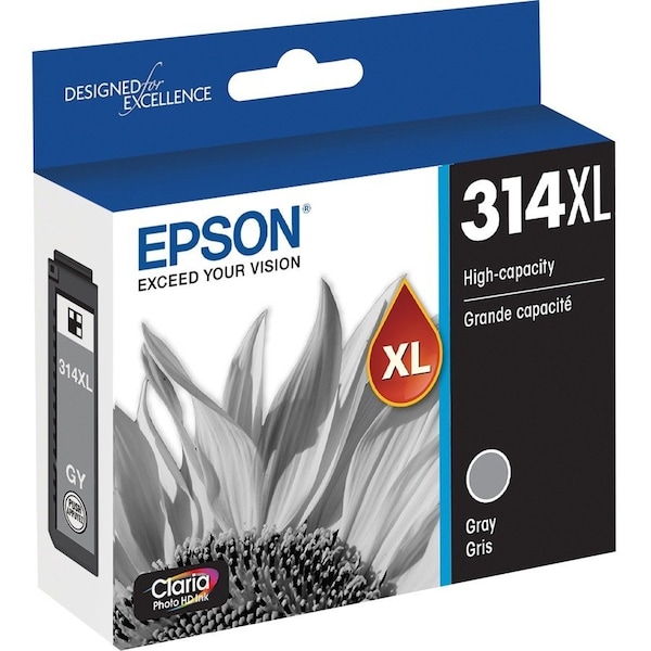 Epson T314 XL Capacity Gray Ink Cart T314XL720-S - main