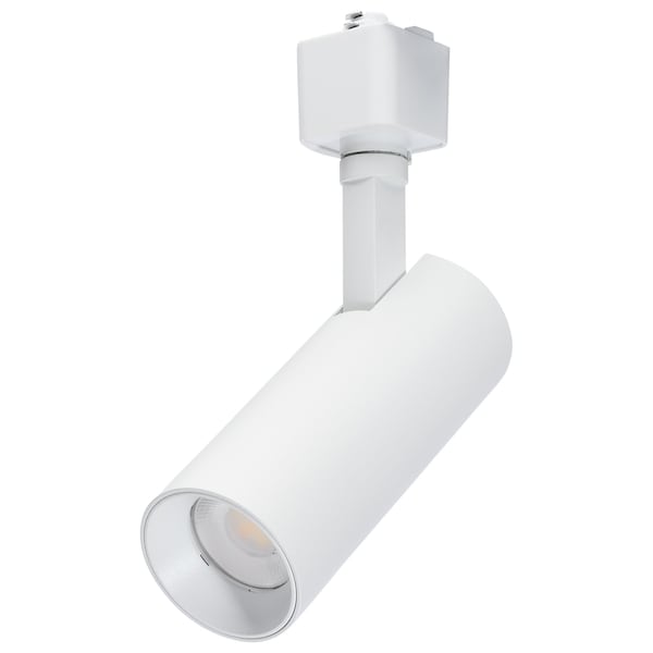 Nuvo 10 Watt LED Track Head 48 Degree Beam Spread 5 CCT Selectable Matte White Finish TH703 - main