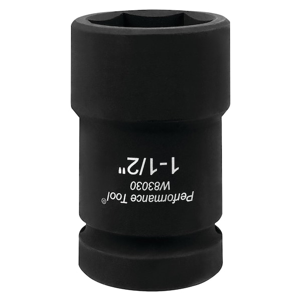 Performance Tool 1-1/2 in. Dr. Budd Wheel Socket, Dual Rear Wheel, Chrome Moly, Hex W83030 - main