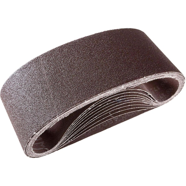 Grizzly 4" x 24" A/O Sanding Belt 60 Grit, 10PK T21500 - main
