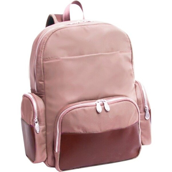 Mckleinusa 17 in. Cumberland Nylon Dual Compartment Laptop Backpack, Khaki 18364 - main