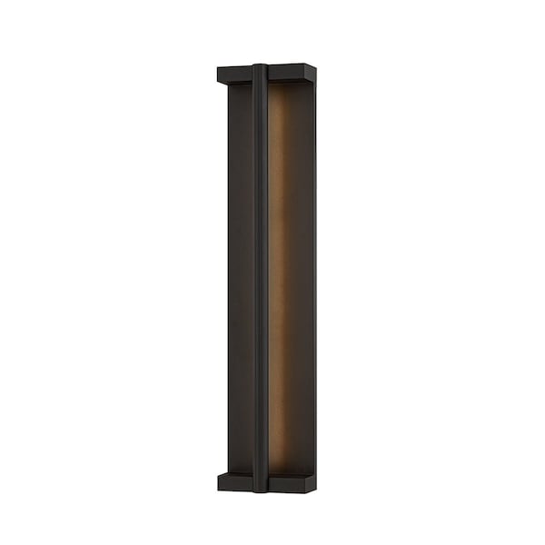 Troy Lighting Calla Integrated LED Exterior Wall Sconce, Texture Black, 6.5 In x 30 In B1229-TBK - main