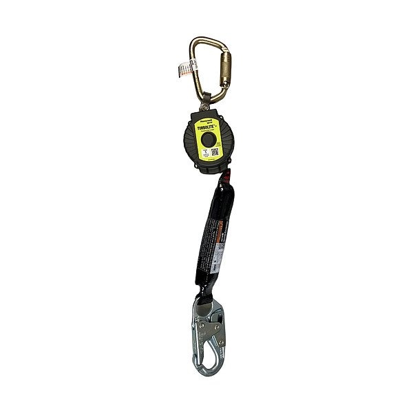 Honeywell Miller TurboLite+ Self-Retracting Lifeline, Carabiner, Aluminum, 1 Leg(s), 420 lb Weight Capacity MTL-OHW1-58/6FT - main