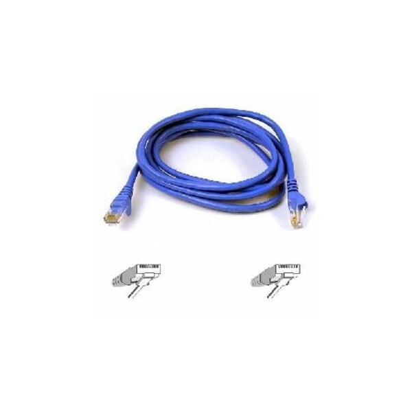 Belkin Patch Cable - Rj-45 (M) - Rj-45 (M) - 9 Ft - Utp - ( Cat 6 ) - Blue A3L980-09-BLU-S - main