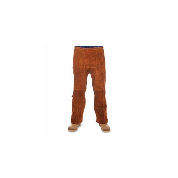 Weldas STEERSOtuff Premium Leather Chaps, 44-7440, 40 in W x 40 in L, Grade A Cowhide/Kevlar Thread, 283-44-7440 - main