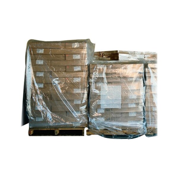 Box Packaging Pallet Covers 52W x 48D x 96H 4 Mil Clear 25/Pack PC475 - main