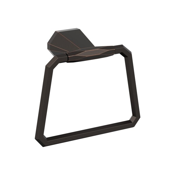 Amerock St. Vincent Oil Rubbed Bronze Contemporary 5-9/16 in 141 mm Length Towel Ring BH36042ORB - main