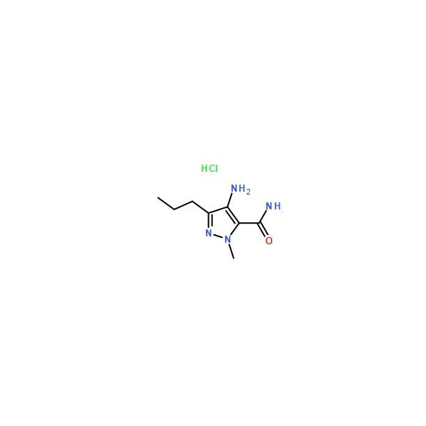 Ak Scientific 4-Amino-2-methyl-5-propylpyrazole-3-carboxamide HCl (25g), CAS 247584-10-7 V4658-25g - main