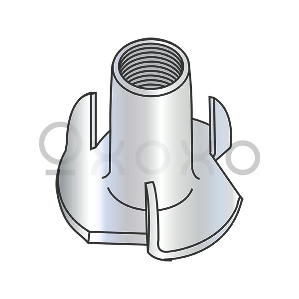 Oxoxo 8-32X1/4 3 Prong Tee Nut Zinc, 2000PK 276621 - main