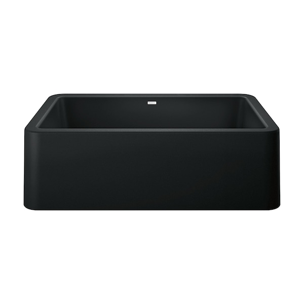 Blanco Ikon 33" Apron Single Bowl, Coal Black 402575 - main
