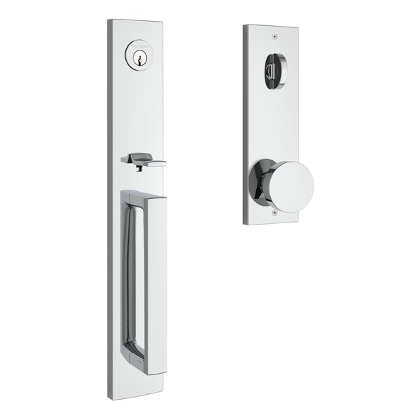 Baldwin Emergency Egress Santa Cruz Handleset with Contemporary Knob and Contemporary Square EESANXCONCQE260 - main