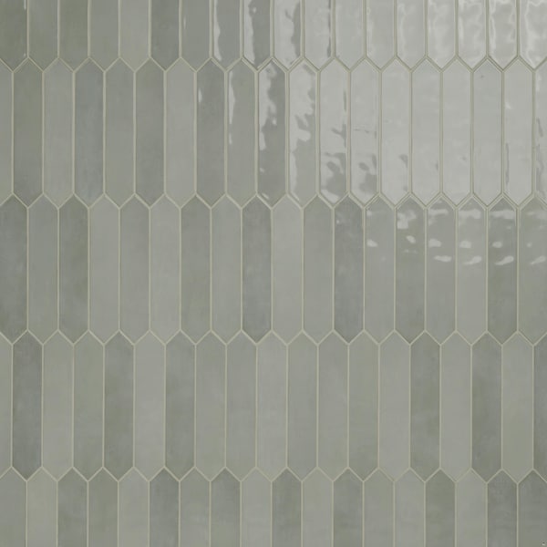 Msi Renzo Jade Pickett 2.5" X 13" Glossy Ceramic Green Wall Tile, PK62 ZOR-PT-0110 - main