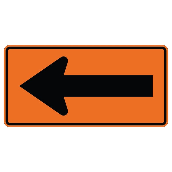 Sign Solutions Usa Traffic Sign, 36 in Width, Aluminum Sign, Horizontal Rectangle DUS06DFO3618W1-6L - main
