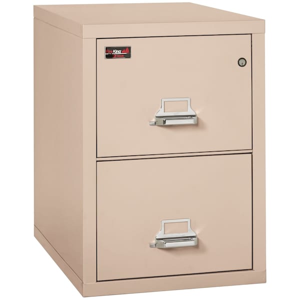 Fireking 2 Drawer, 2 Hr Fire & Impact Rated, Vertical, 32" depth Legal Champagne 2-2130-2CH - main