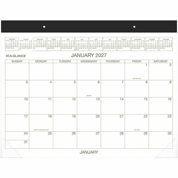 At-A-Glance Two-Color Desk Pad, 22 x 17, 2022 GG250000 - main