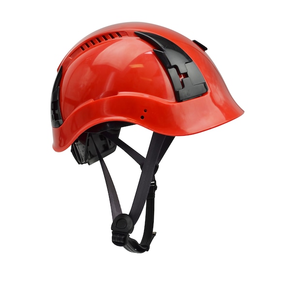 Malta Dynamics Safety Helmet, Polyethylene, Ratchet, Red, Fits Hat Size One Size Fits Most HTR1100 - main