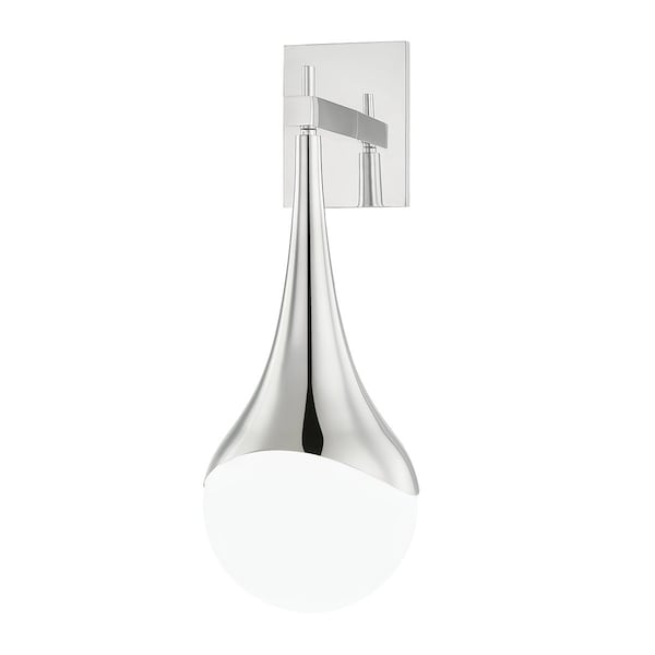 Mitzi Ariana 1 Light Wall Sconce 5.25 In. Polished Nickel H375101-PN - main