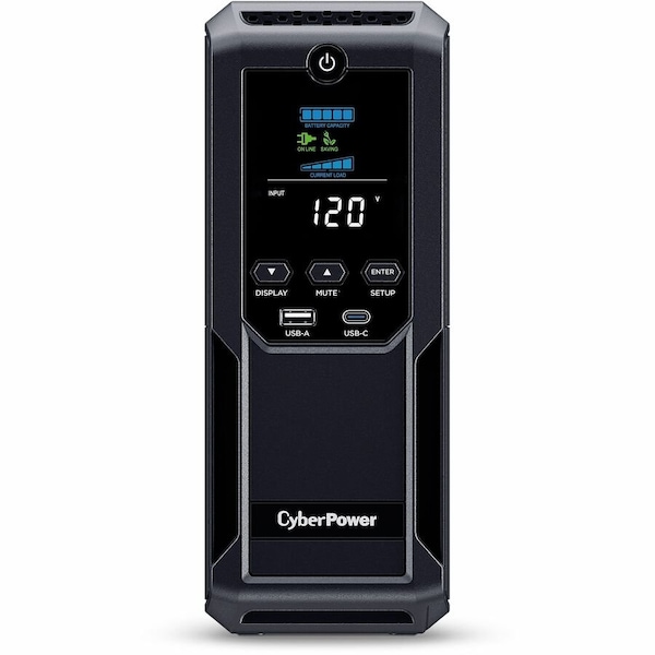 Cyberpower UPS System, Line Interactive, Out: 120 V AC In: 120 V AC CP1350AVRLCD3 - main