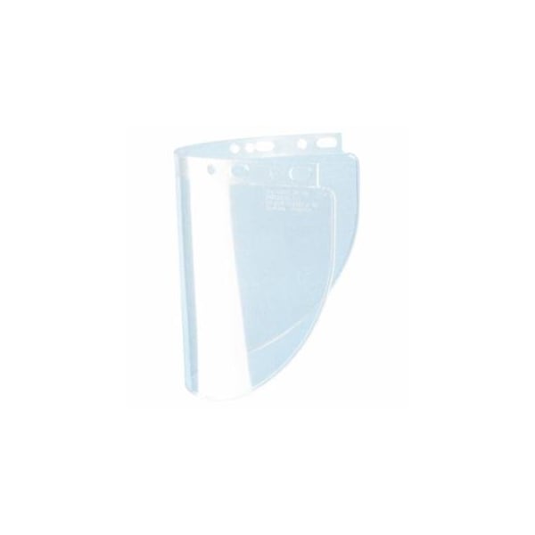 Honeywell Fibre-Metal High Performance Faceshield Window, Clear, Wide View, 16-1/2 in W x 8 in L 280-4178CL - main