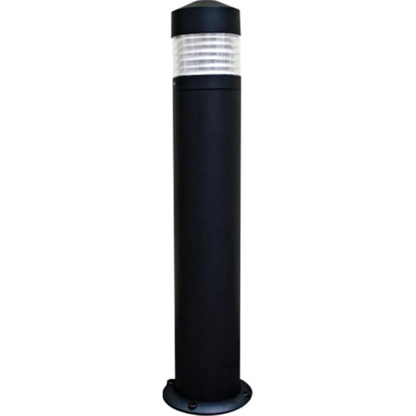Feeltheglow 60W 120V Powder Coated Cast Aluminum Bollard, Black - 39 x 9.25 x 9.25 in. FE2939576 - main