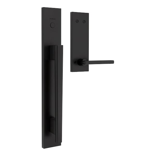 Kwikset Residential Handlesets Dummy Reversible Matte Black 819CRHXHFLSQF-514 - main