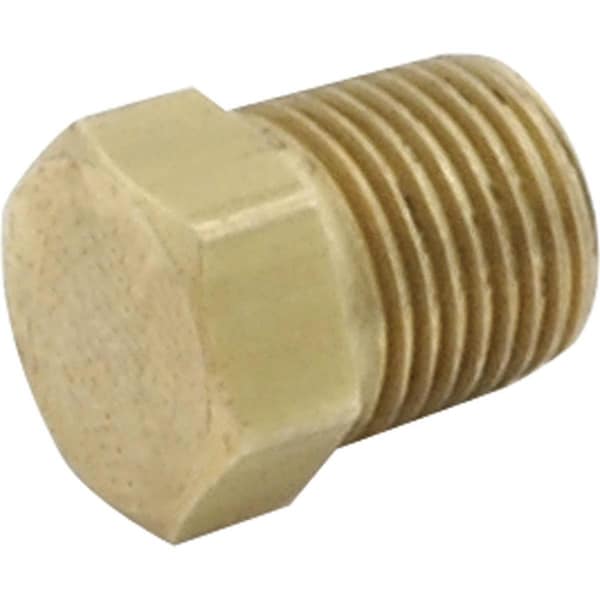 Powerhouse 0.12 in. NPT Brass Plugs, Natural, 4PK PO2621025 - main