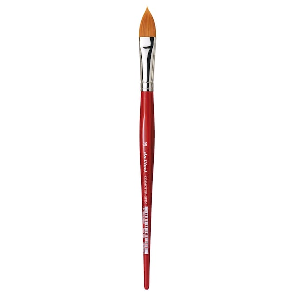 Da Vinci COSMOTOP-SPIN Silk painting Brush, Synthetic, Watercolor, Oval-Pointed, Size 16 VA-5584_16 - main