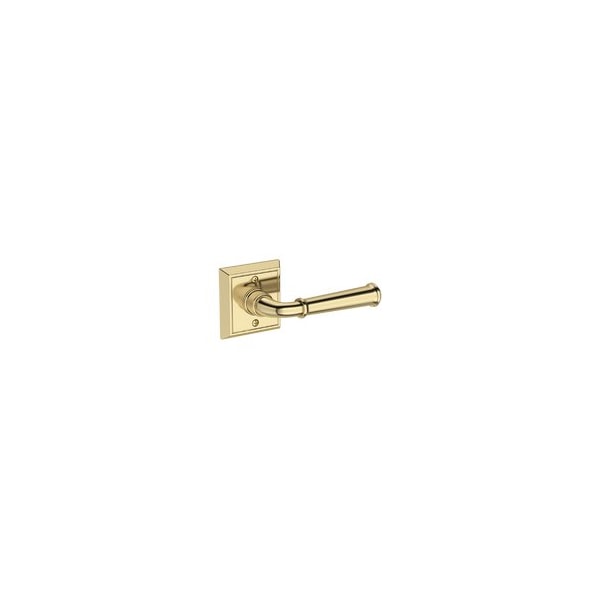 Baldwin Residential Door Levers Half Dummy Right Hand Non-Lacquered Brass HDDUNCHR031 - main
