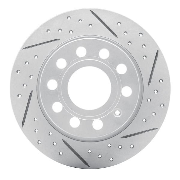 Dynamic Friction Co DFC Geoperformance Rotor - Drilled and Slotted 830-74033R - main