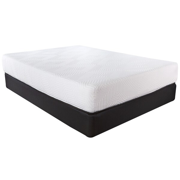 Homeroots 10.5" Hybrid Lux Memory Foam And Wrapped Coil Mattress Twin 391626 - main