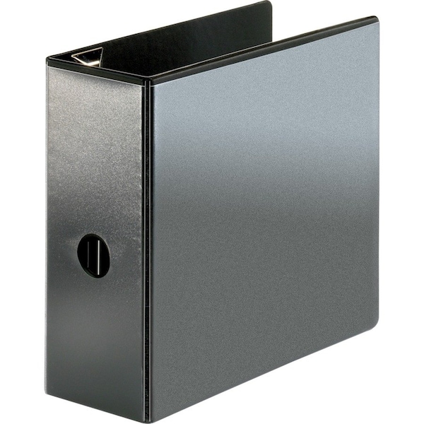 Business Source Ring Binder, Black, Clear Sleeve BSN26966 - main