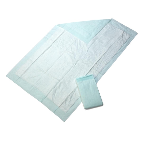 Medline Protection Plus Underpad, Moderate Absorbency, 23in x 36in, Green, 120PK MSC281150T - main