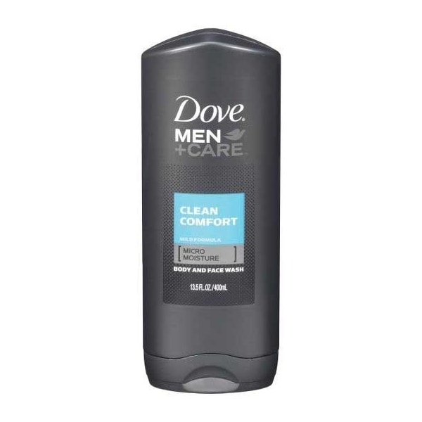 Dove Men Plus Care Clean Comfort Body and Face Wash, 13.5 Ounce, 6PK 1412 - main