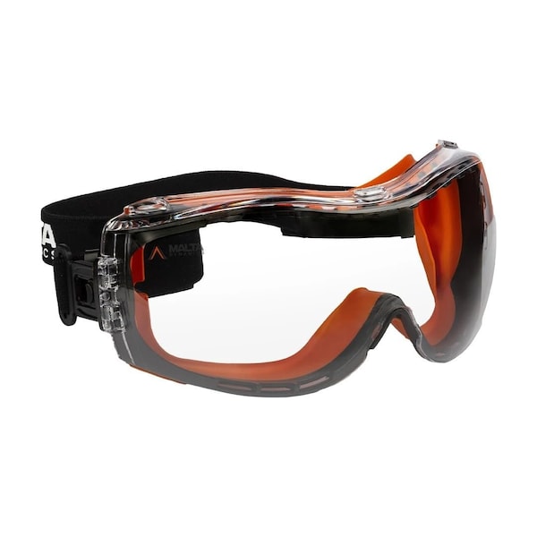 Malta Dynamics Apex Safety Goggles- ANSI Z87 Fog Resistant Safety Goggles, (Clear), 3PK SG1300-3 - main