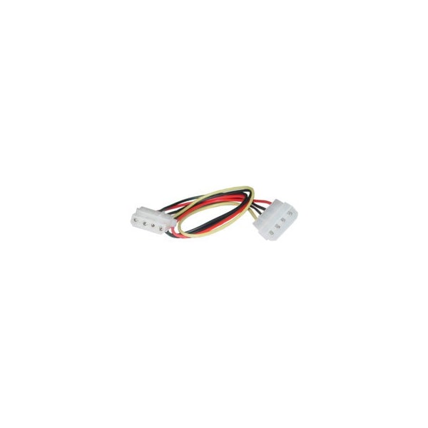 Cable Wholesale 4 Pin Molex Extension Cable, 5.25 inch Male to 5.25 inch Female, 12 inch 11W3-04212 - main