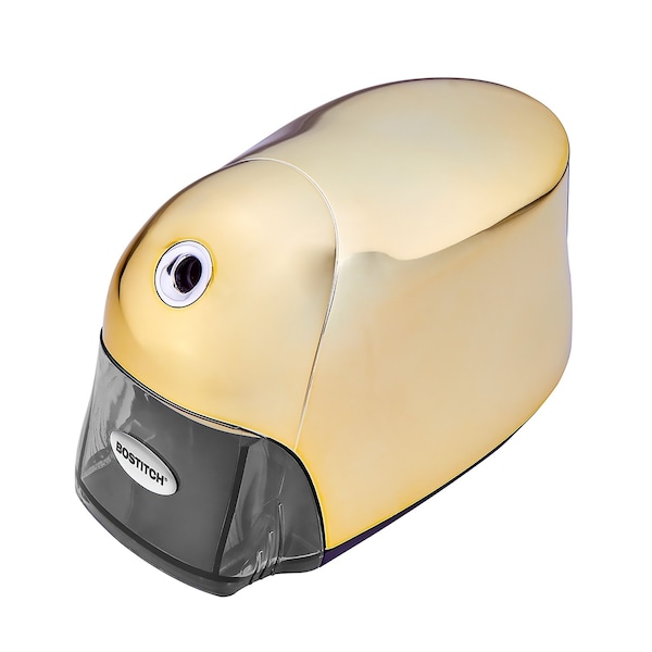 Bostitch QuietSharp Executive Heavy Duty Electric Pencil Sharpener, Colored-Pencil Compatible, Gold Chrome EPS8-GOLD - main