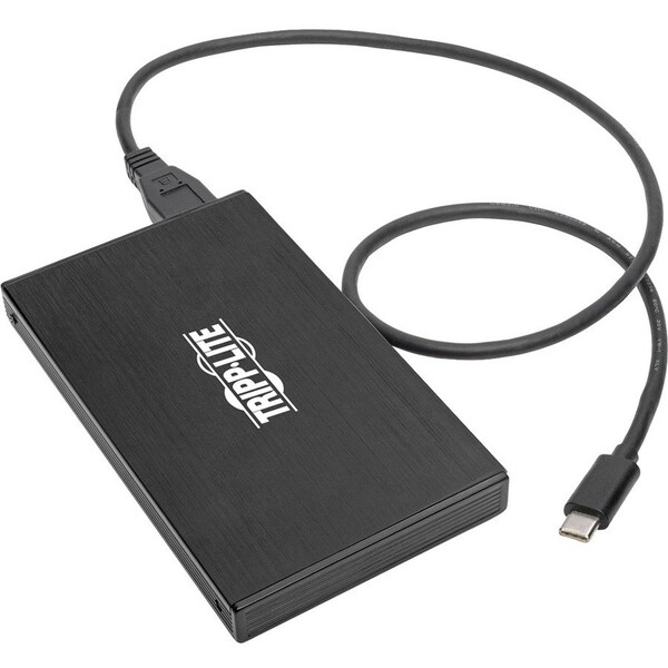 Tripp Lite USB SATA SSD/HDD to USB-C Enclosure Adapter 2.5in w/UASP 10 Gbps U457-025-CG2 - main