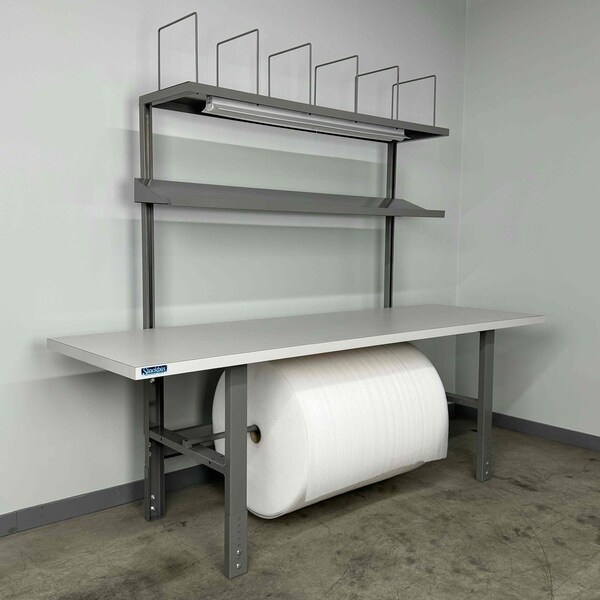 Stackbin Packing Work Bench, 96" W, 3500 lb. 4-8XPACK-6E-VB - main