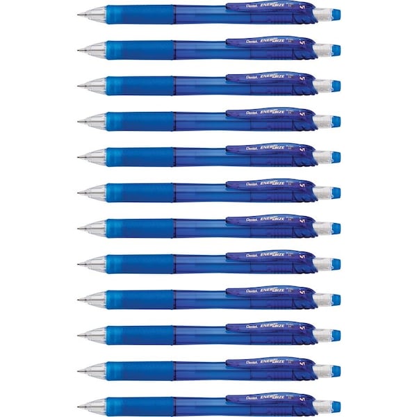Pentel EnerGize-X Mechanical Pencil, 0.5 mm, HB #2.5, Black Lead, Blue Barrel, Dozen PL105C - main