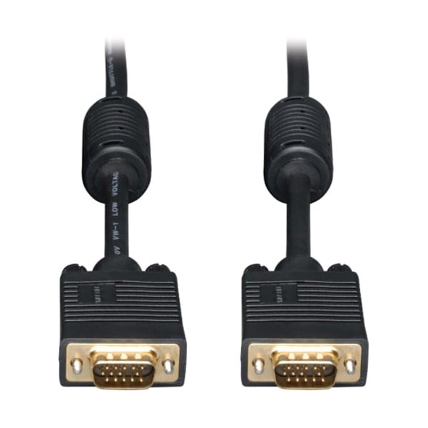 Tripp Lite by Eaton 75ft VGA Coax Monitor Cable with RGB High Resolution HD15 M/M 75' P502-075 - main