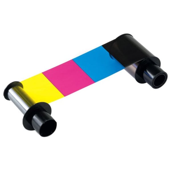Hid YMCKK: Full-color ribbon with two resin black panels, 500 images. Compatible with: HDP5000, HDPii 84052 - main