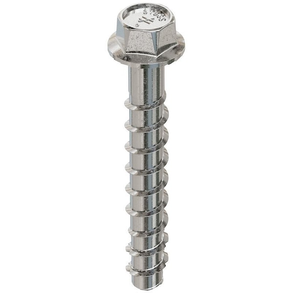 Simpson Strong-Tie Titen HD Heavy-Duty Screw Anchor, 3/8 in Dia, 3 in L, Carbon Steel, Zinc Plated THD37300HC30 - main