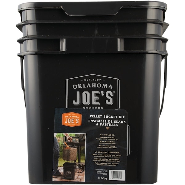 Oklahoma Joes 20 Lb. 10.8'' W. x 12.7'' L. Pellet Bucket Kit, 3-Piece 5159038R04 - main