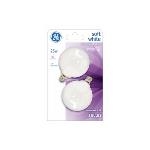 Current Ge2Pk25W Wht Globe Bulb 44412 - main