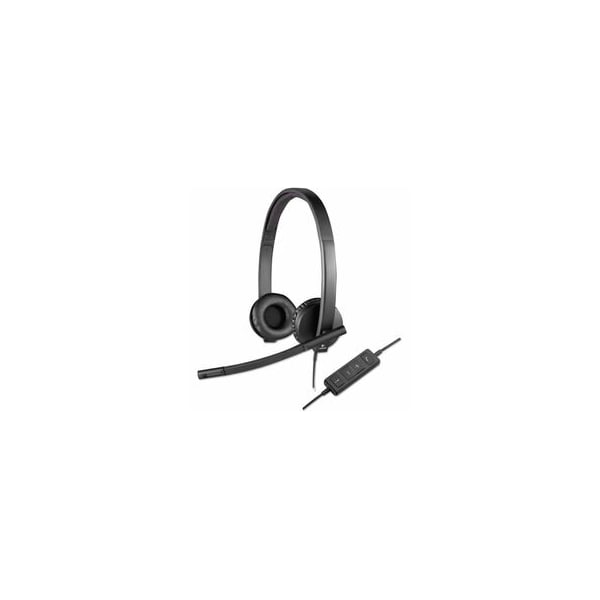 Logitech Headset, H570E Stereo, Black 981-000574 - main
