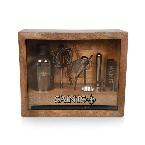 Picnic Time Family Of Brands NFL New Orleans Saints - Old Fashioned Bar Set 861-09-511-207-2 - main