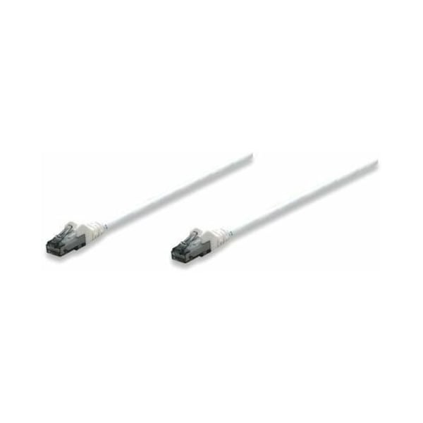 Intellinet Network Solutions 10 ft White Cat6 Snagless Patch Cable 341974 - main